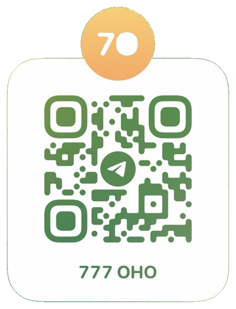 OHO777 텔레그램 QR코드